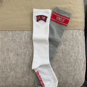 Pink VS college socks